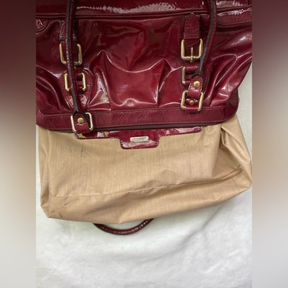 Vintage Michel Angelo red patent leather red purse - Picture 13 of 16